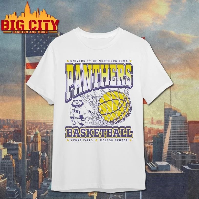 Panthers Basketball Cedar fall Mcleod center - Adult & Kids T-Shirts, Sweatshirts & Hoodies apparel design preview 1