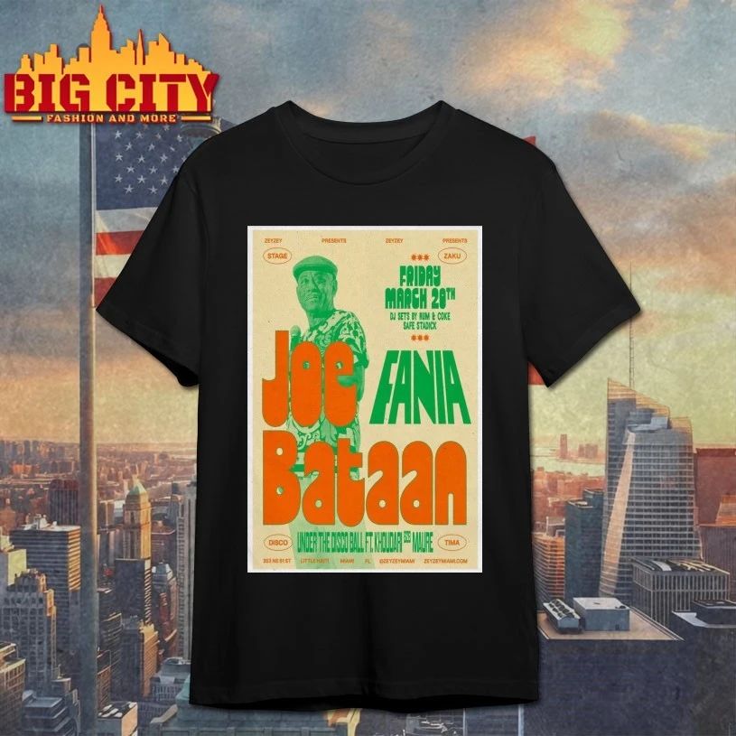 Joe Bataan At Mar 20 2026 Poster - Adult & Kids T-Shirts, Sweatshirts & Hoodies apparel design preview 1