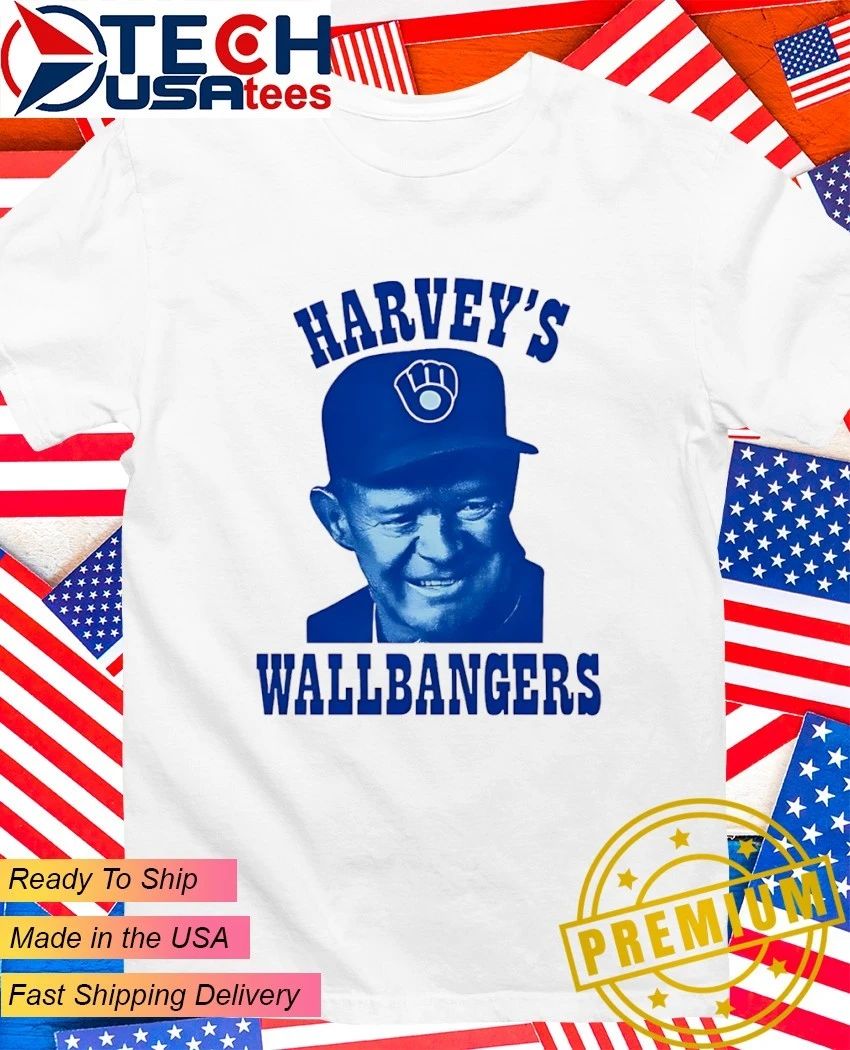 Harveys Wallbangers Milwaukee Brewers - Adult & Kids T-Shirts, Sweatshirts & Hoodies apparel design preview 1