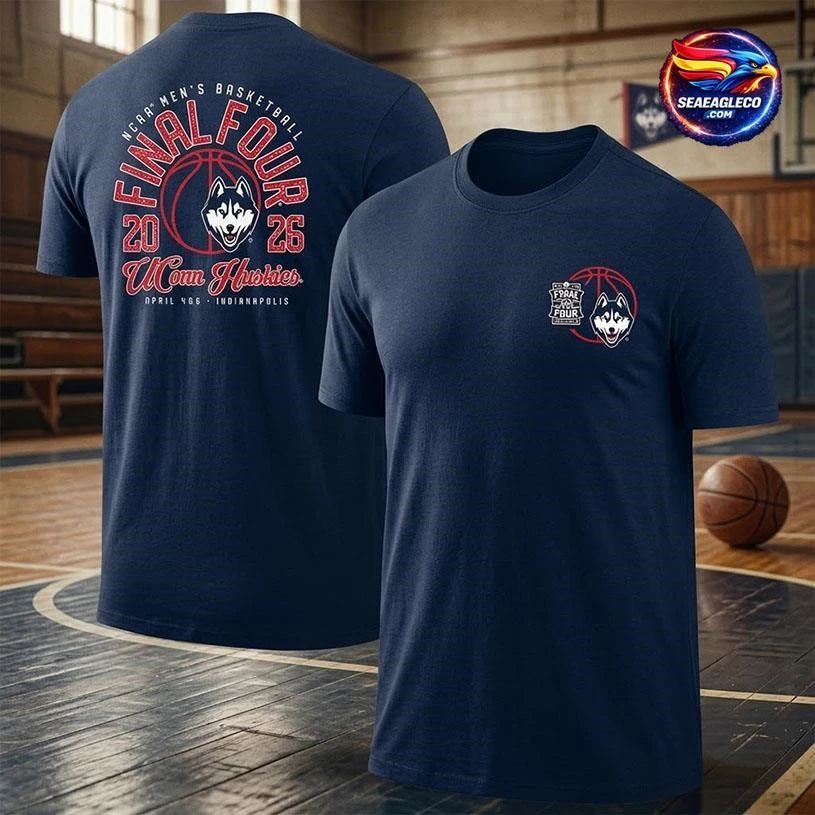 Uconn Huskies 2026 Ncaa Tournament Final Four Two - Adult & Kids T-Shirts, Sweatshirts & Hoodies apparel design preview 1