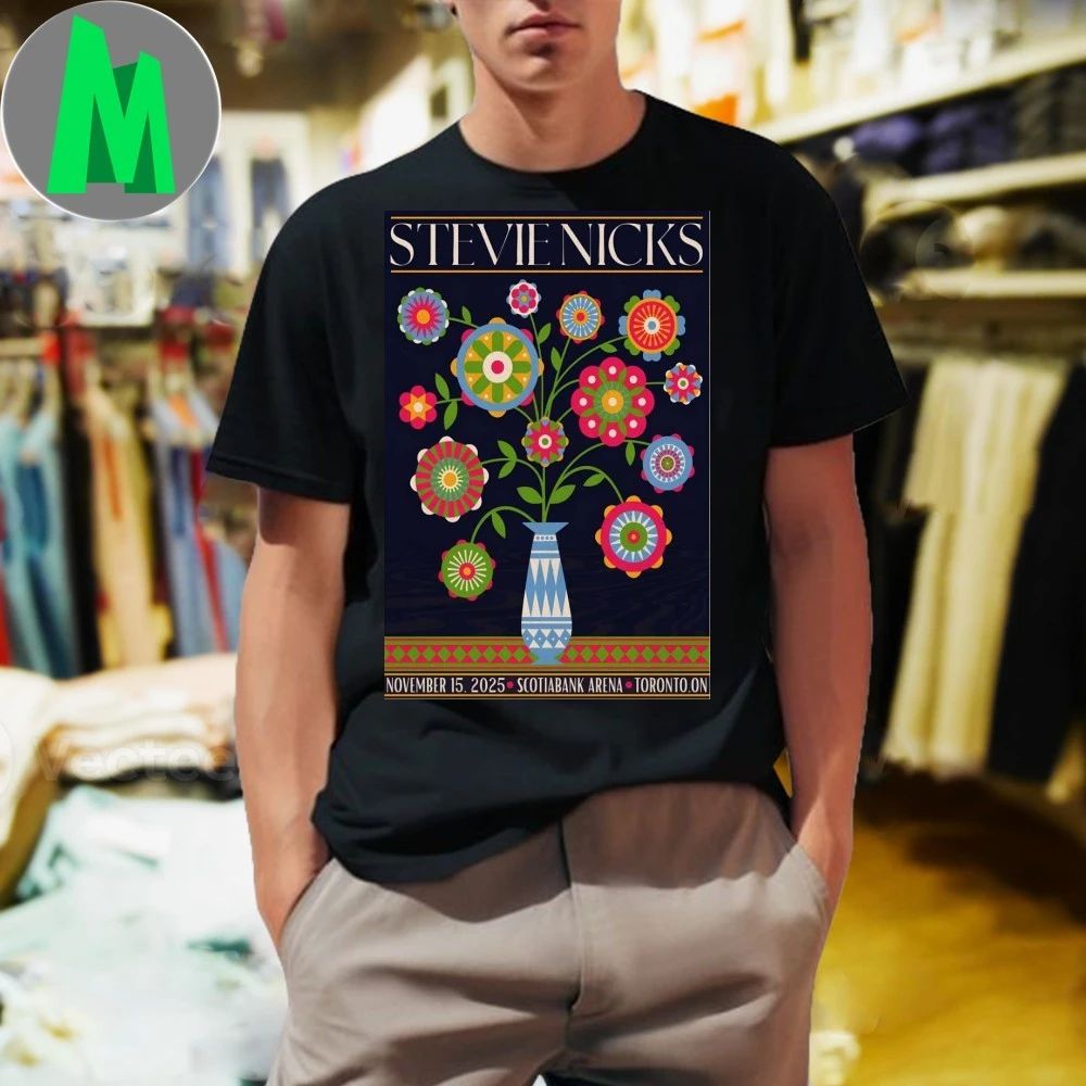 Stevie Nicks Nov 15 2025 Toronto Tour Poster - Adult & Kids T-Shirts, Sweatshirts & Hoodies apparel design preview 1