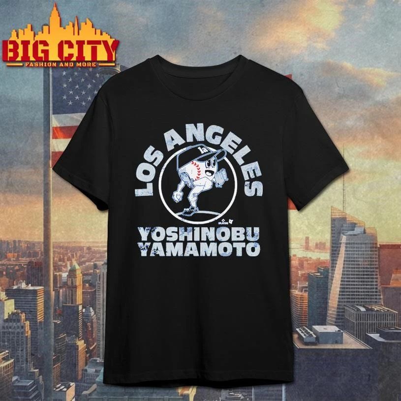 Yoshinobu Yamamoto Baseball Buddies - Adult & Kids T-Shirts, Sweatshirts & Hoodies apparel design preview 1