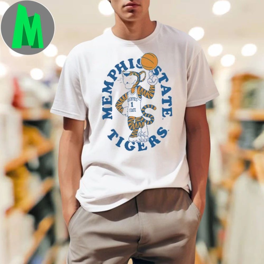 Memphis State Tigers Mascot Heritage Logo - Adult & Kids T-Shirts, Sweatshirts & Hoodies apparel design preview 1