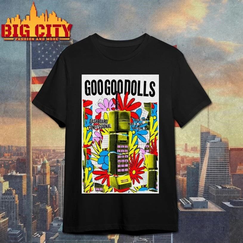The Goo Dolls March 20 2026 In Abbotsford BC Tour - Adult & Kids T-Shirts, Sweatshirts & Hoodies apparel design preview 1