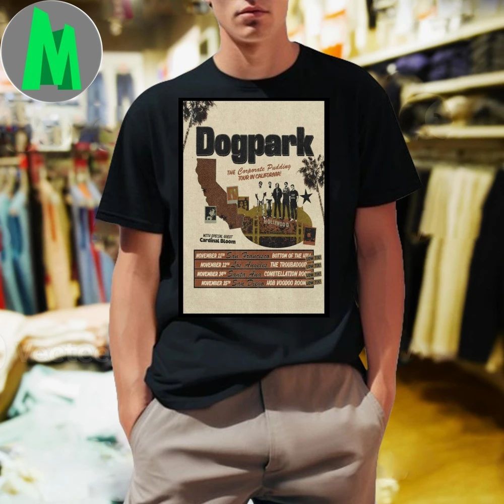 Dogpark November Shows 2025 Poster - Adult & Kids T-Shirts, Sweatshirts & Hoodies apparel design preview 1