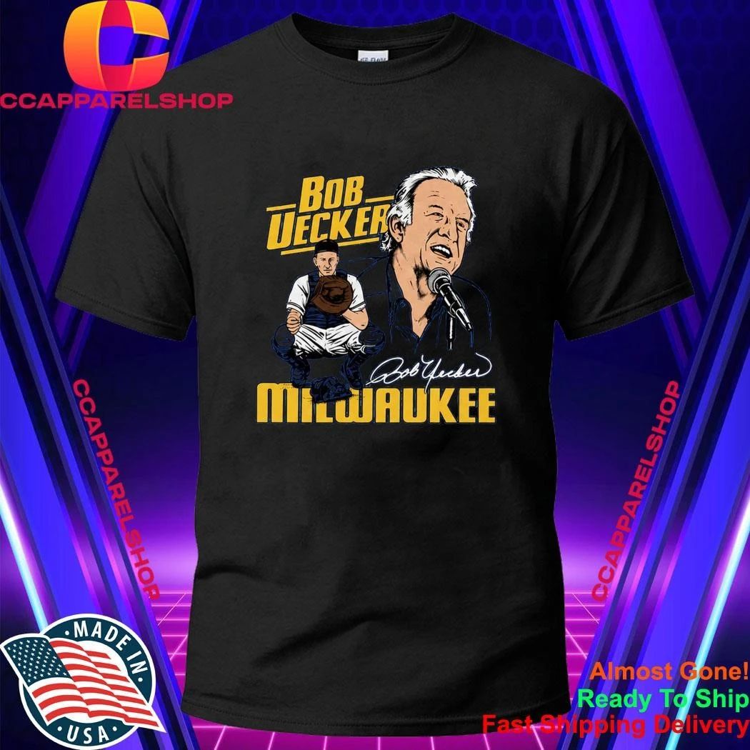 Bob Uecker Milwaukee Brewers Baseball - Adult & Kids T-Shirts, Sweatshirts & Hoodies apparel design preview 1
