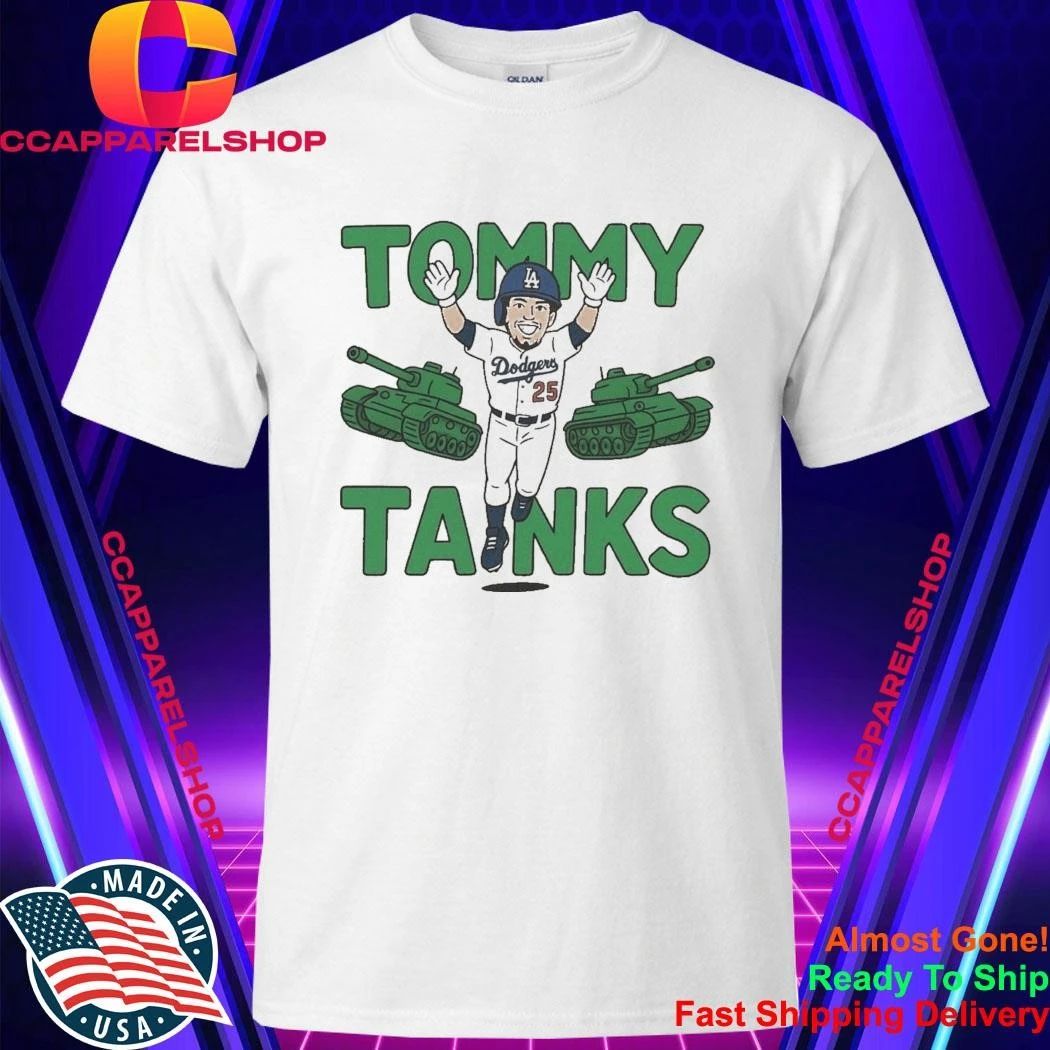Dodgers Tommy Tanks - Adult & Kids T-Shirts, Sweatshirts & Hoodies apparel design preview 1