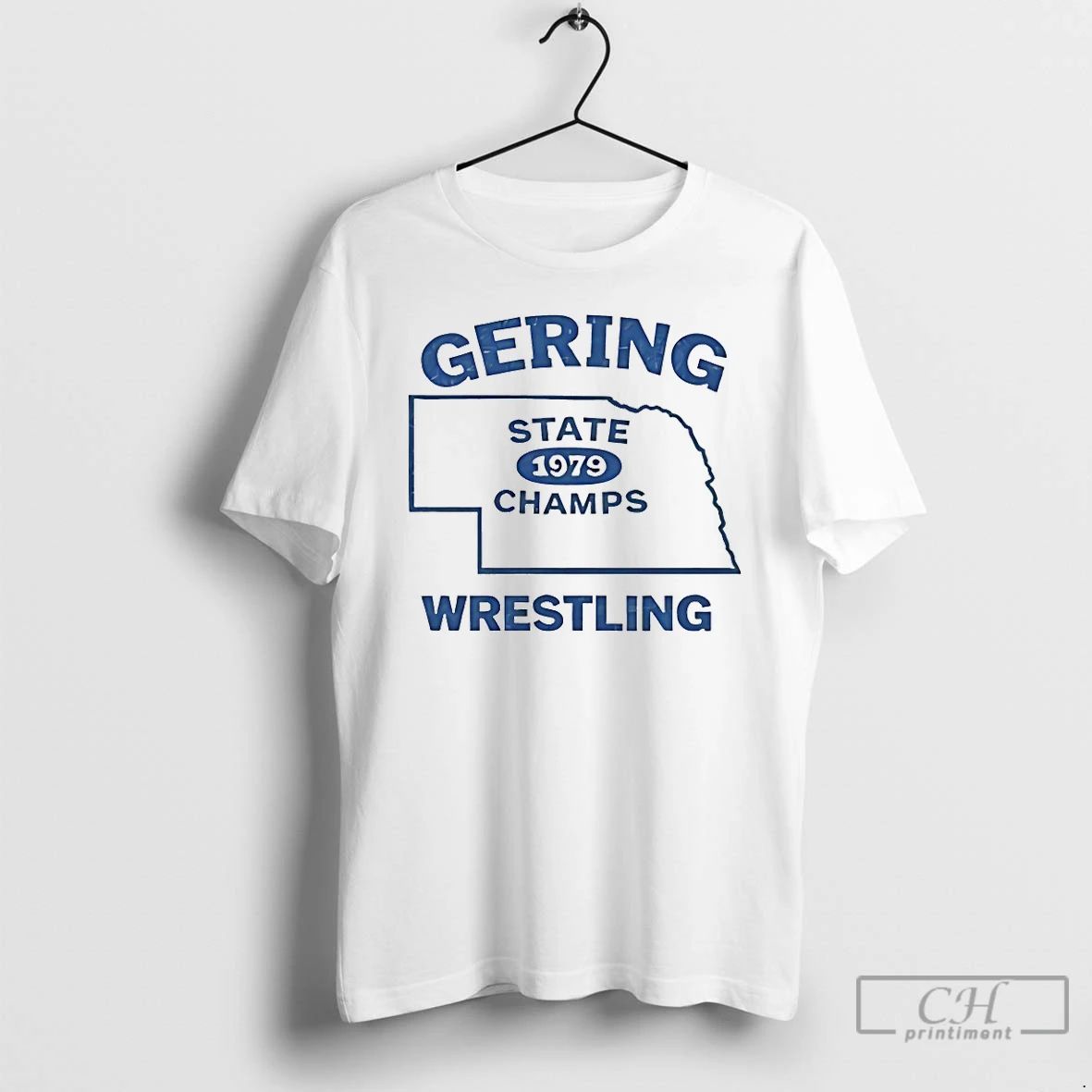 Classic Gering Wrestling State Champs 1979 - Adult & Kids T-Shirts, Sweatshirts & Hoodies apparel design preview 1