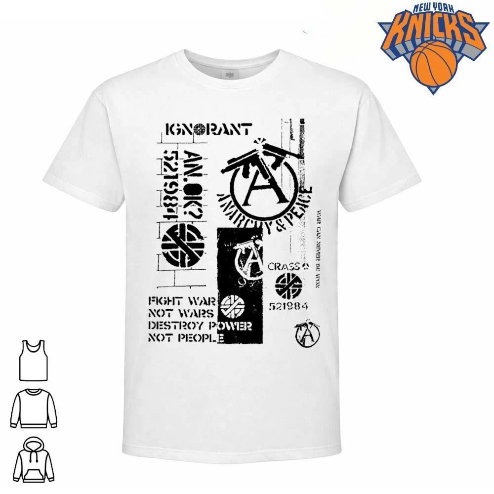 Crass Anarchy Punk Collage Stencil Stamp Fight War - Adult & Kids T-Shirts, Sweatshirts & Hoodies apparel design preview 1