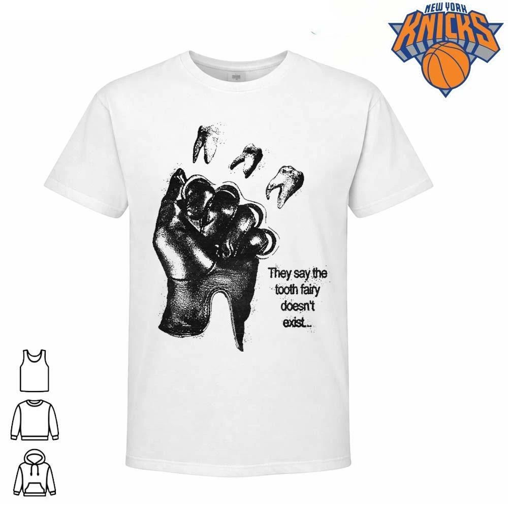 They Say The Tooth Fairy Doesnt Exist Brass Knuckles - Adult & Kids T-Shirts, Sweatshirts & Hoodies apparel design preview 1