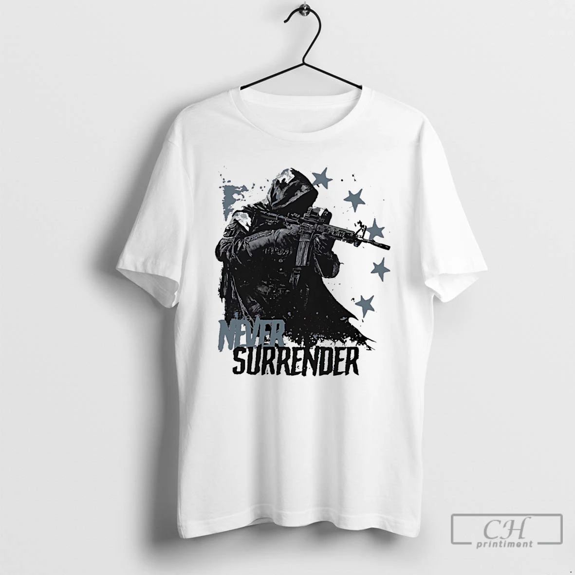 Classic Reaper Never Surrender - Adult & Kids T-Shirts, Sweatshirts & Hoodies apparel design preview 1