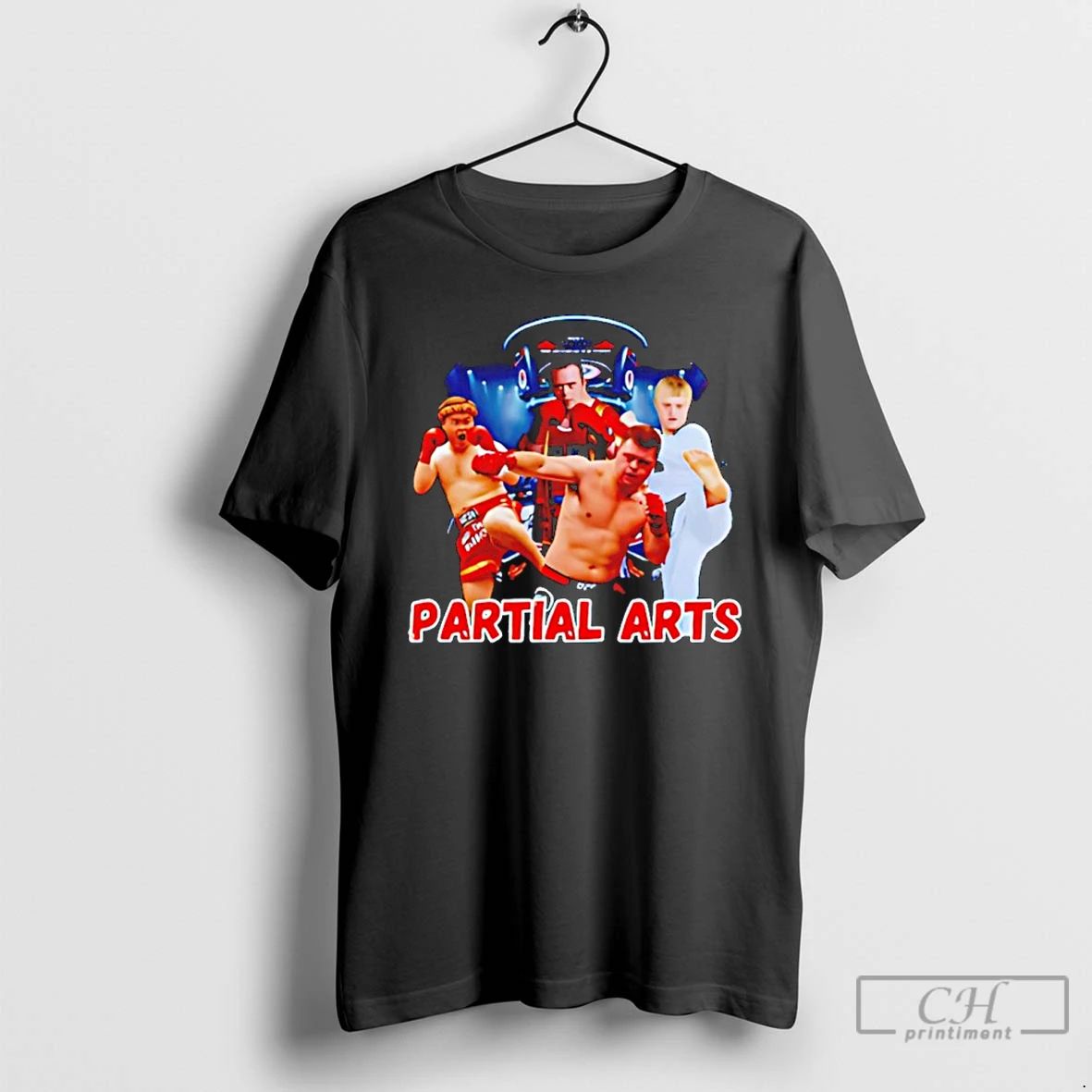 Classic Partial Arts Down Meme - Adult & Kids T-Shirts, Sweatshirts & Hoodies apparel design preview 1