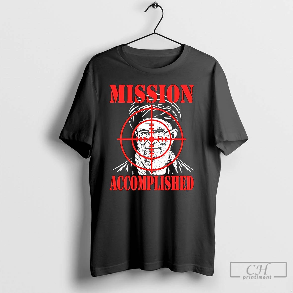 Classic Khamenei Mission Accomplished - Adult & Kids T-Shirts, Sweatshirts & Hoodies apparel design preview 1