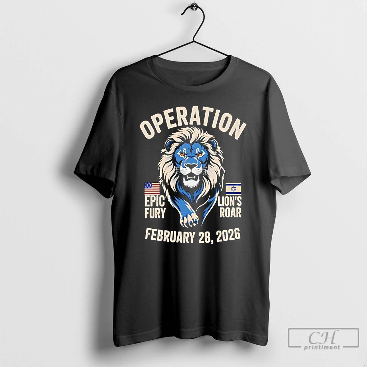 Classic Operation Lions Roar February 28 2026 Israel - Adult & Kids T-Shirts, Sweatshirts & Hoodies apparel design preview 1