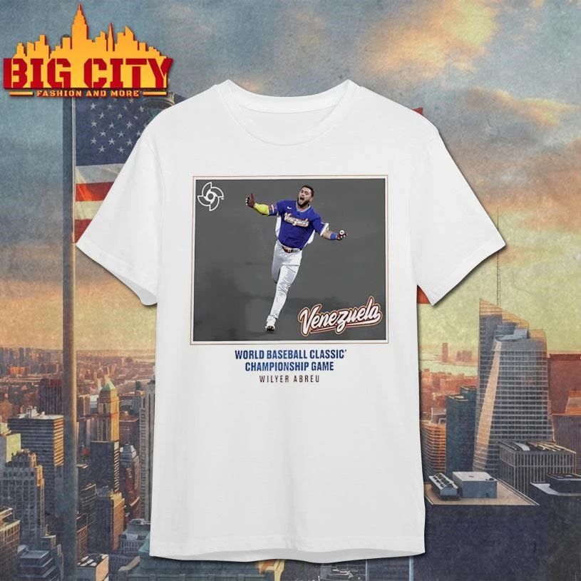 Wilyer Abreu Venezuela Baseball 2026 World Classic - Adult & Kids T-Shirts, Sweatshirts & Hoodies apparel design preview 1