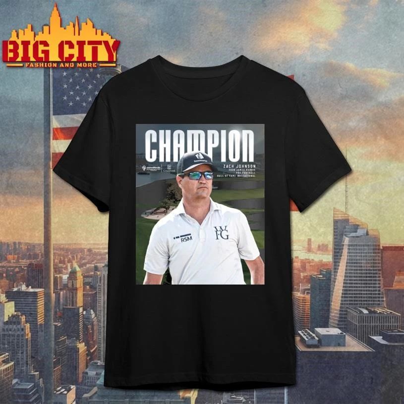 Zach Johnson James Hardie Pro Football Hall Of Fame - Adult & Kids T-Shirts, Sweatshirts & Hoodies apparel design preview 1
