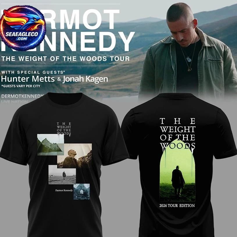 Dermot Kennedy The Weight of Woods Tour 2026 Edition - Adult & Kids T-Shirts, Sweatshirts & Hoodies apparel design preview 1