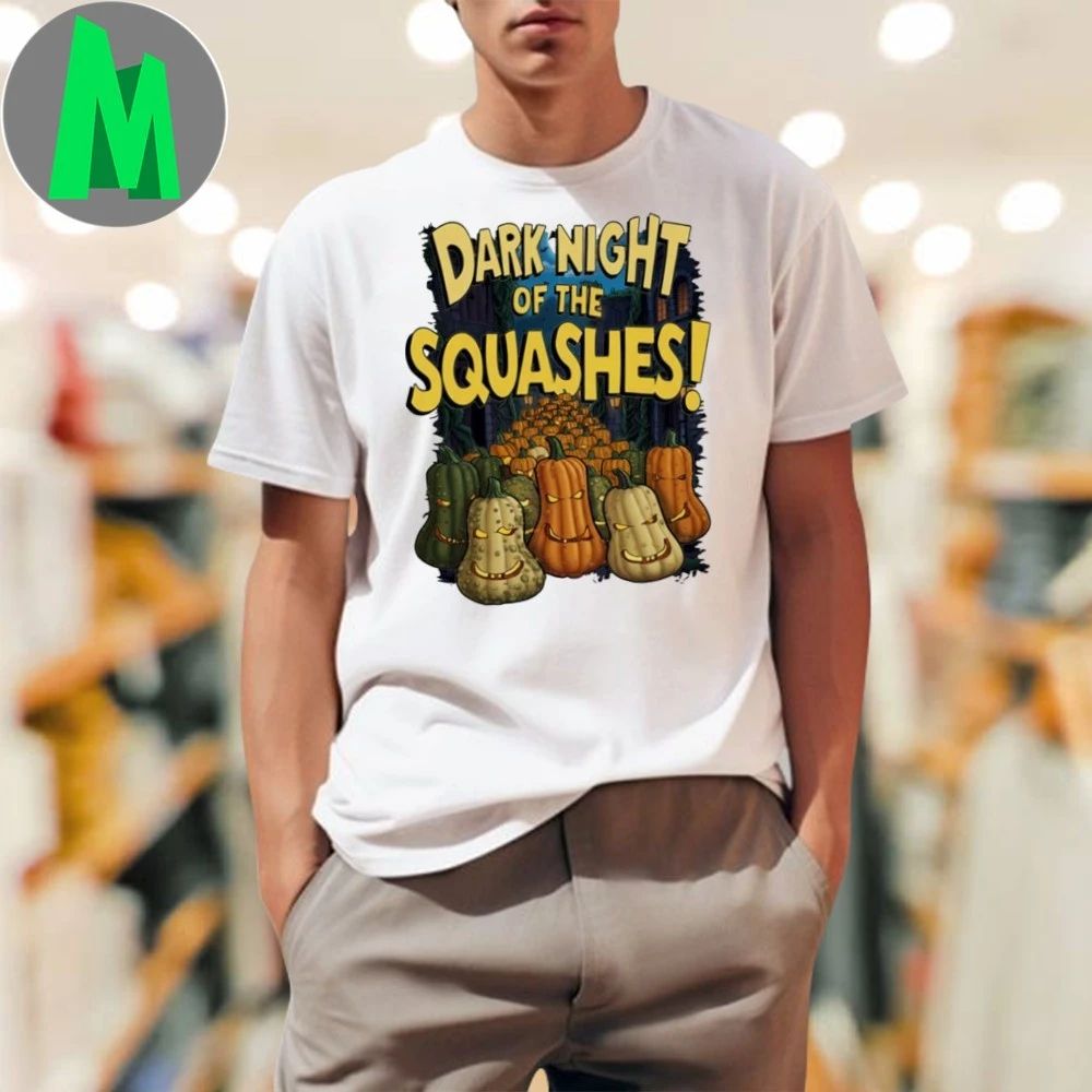 Dark Night Of The Squashes Forgotten Gourds Halloween - Adult & Kids T-Shirts, Sweatshirts & Hoodies apparel design preview 1