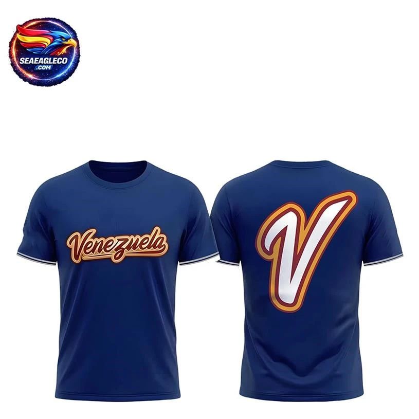 Venezuela Baseball 2026 World Classic Two Sided - Adult & Kids T-Shirts, Sweatshirts & Hoodies apparel design preview 1