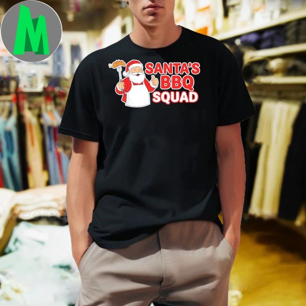 Santa's BBQ Squad - Adult & Kids T-Shirts, Sweatshirts & Hoodies apparel design preview 1