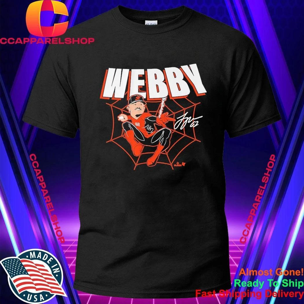 Logan Webb Webby Man - Adult & Kids T-Shirts, Sweatshirts & Hoodies apparel design preview 1