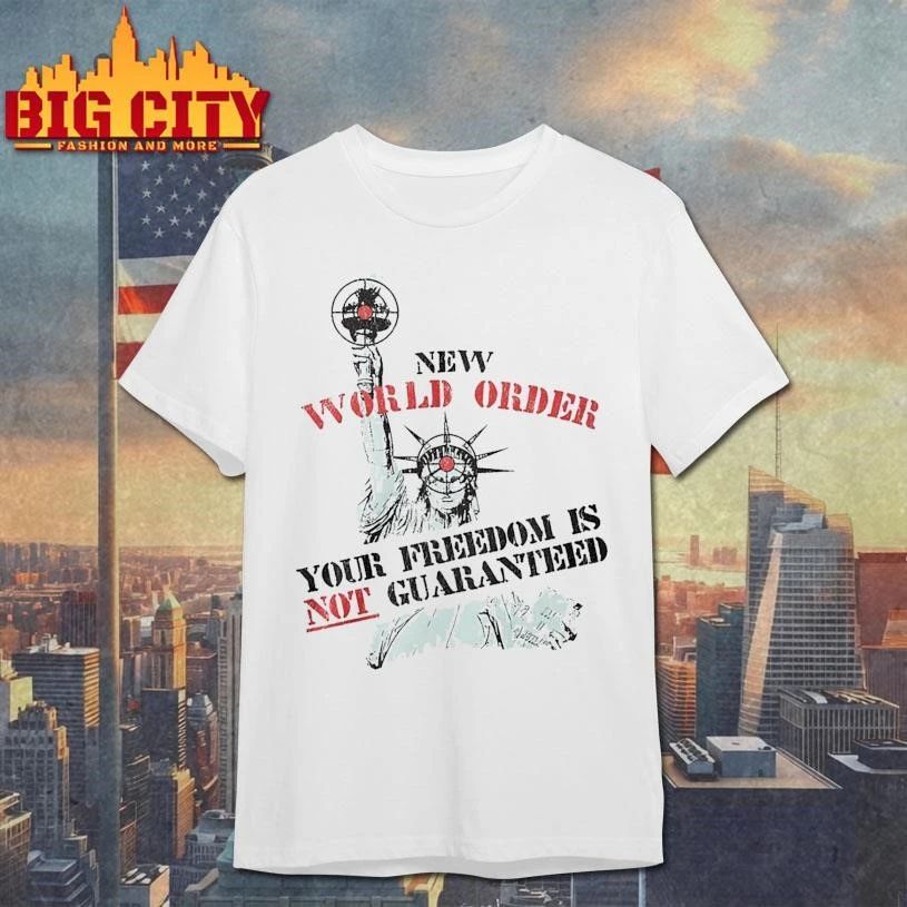 New World Order Your Freedom Is Not Guaranteed - Adult & Kids T-Shirts, Sweatshirts & Hoodies apparel design preview 1