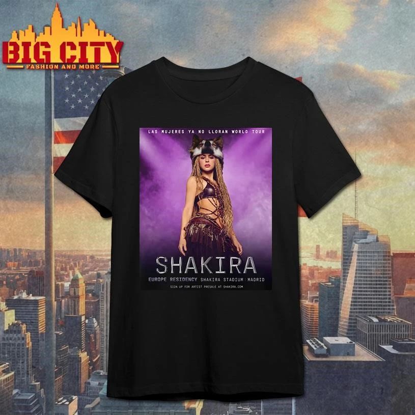 Shakira Las Mujeres Ya No Lloran World Tour 2026 - Adult & Kids T-Shirts, Sweatshirts & Hoodies apparel design preview 1