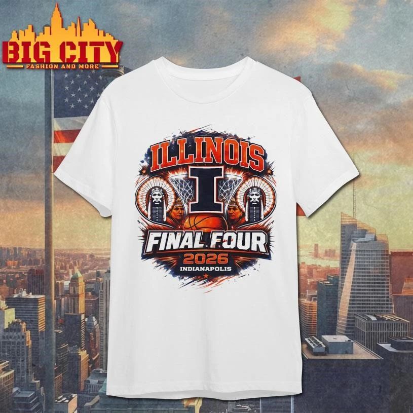 Illinois Final Four 2026 College - Adult & Kids T-Shirts, Sweatshirts & Hoodies apparel design preview 1