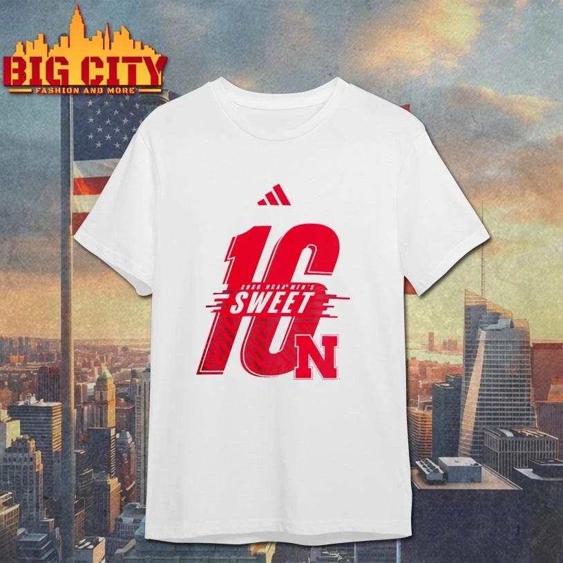 Nebraska Huskers 2026 NCAA Men's Sweet 16 College - Adult & Kids T-Shirts, Sweatshirts & Hoodies apparel design preview 1