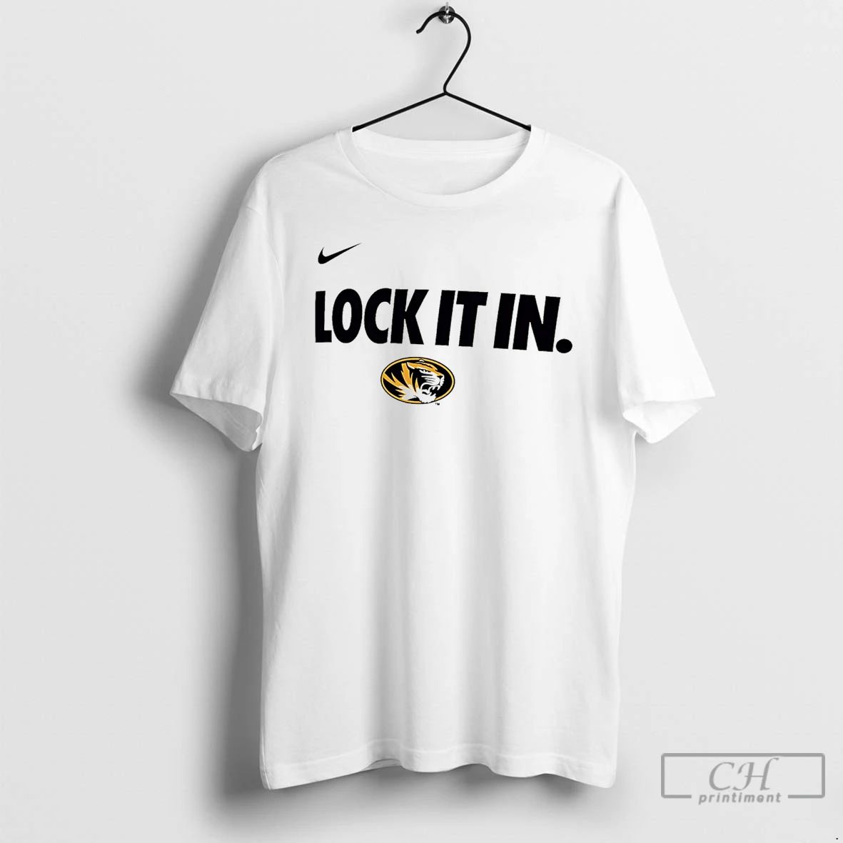 Classic Missouri Tigers Lock It In Logo - Adult & Kids T-Shirts, Sweatshirts & Hoodies apparel design preview 1