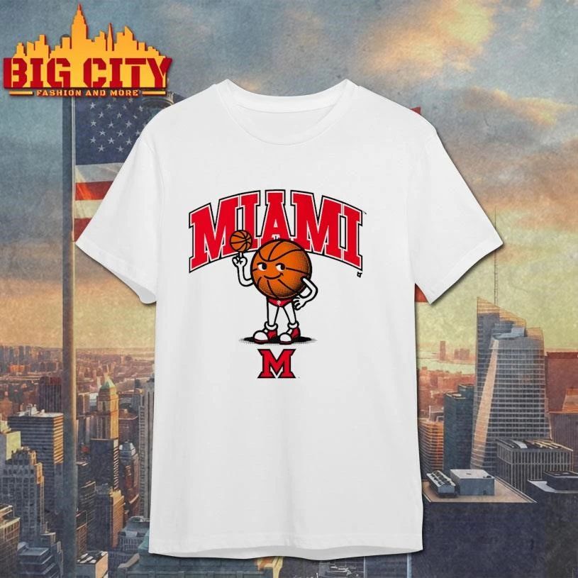 Miami (OH) RedHawks Swimsuit Basketball Graphic Art - Adult & Kids T-Shirts, Sweatshirts & Hoodies apparel design preview 1