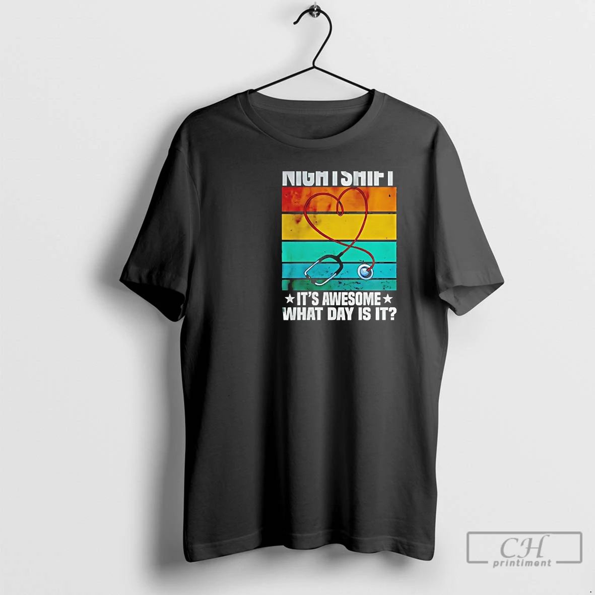 Classic Nightshift Its Awesome What Day Is It - Adult & Kids T-Shirts, Sweatshirts & Hoodies apparel design preview 1