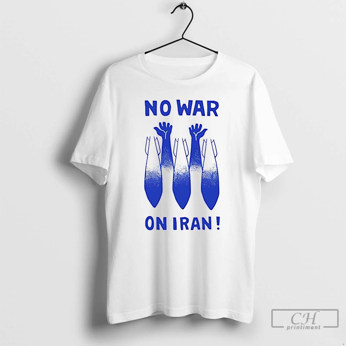 Classic No War On Iran - Adult & Kids T-Shirts, Sweatshirts & Hoodies apparel design preview 1