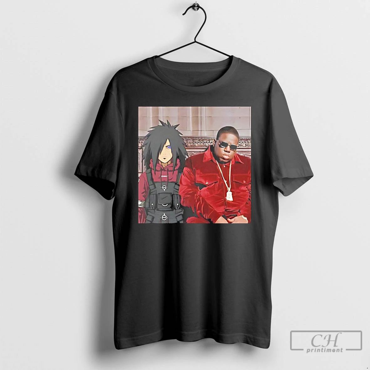 Classic The Notorious B I G X Madara Uchiha Ghostin - Adult & Kids T-Shirts, Sweatshirts & Hoodies apparel design preview 1