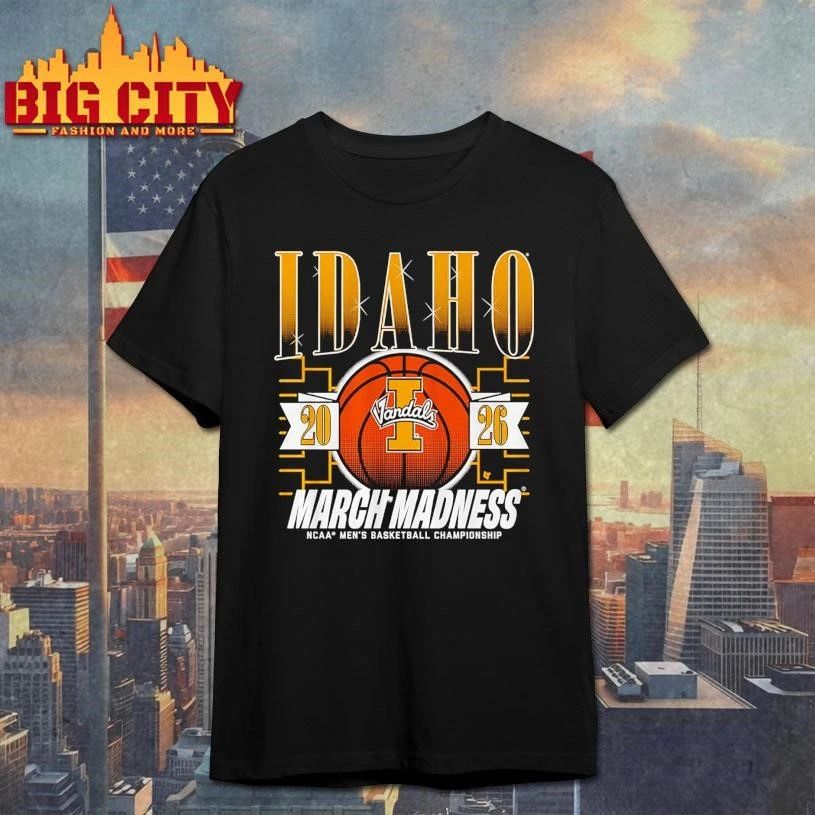 Idaho Vandals MBB 2026 March Madness - Adult & Kids T-Shirts, Sweatshirts & Hoodies apparel design preview 1