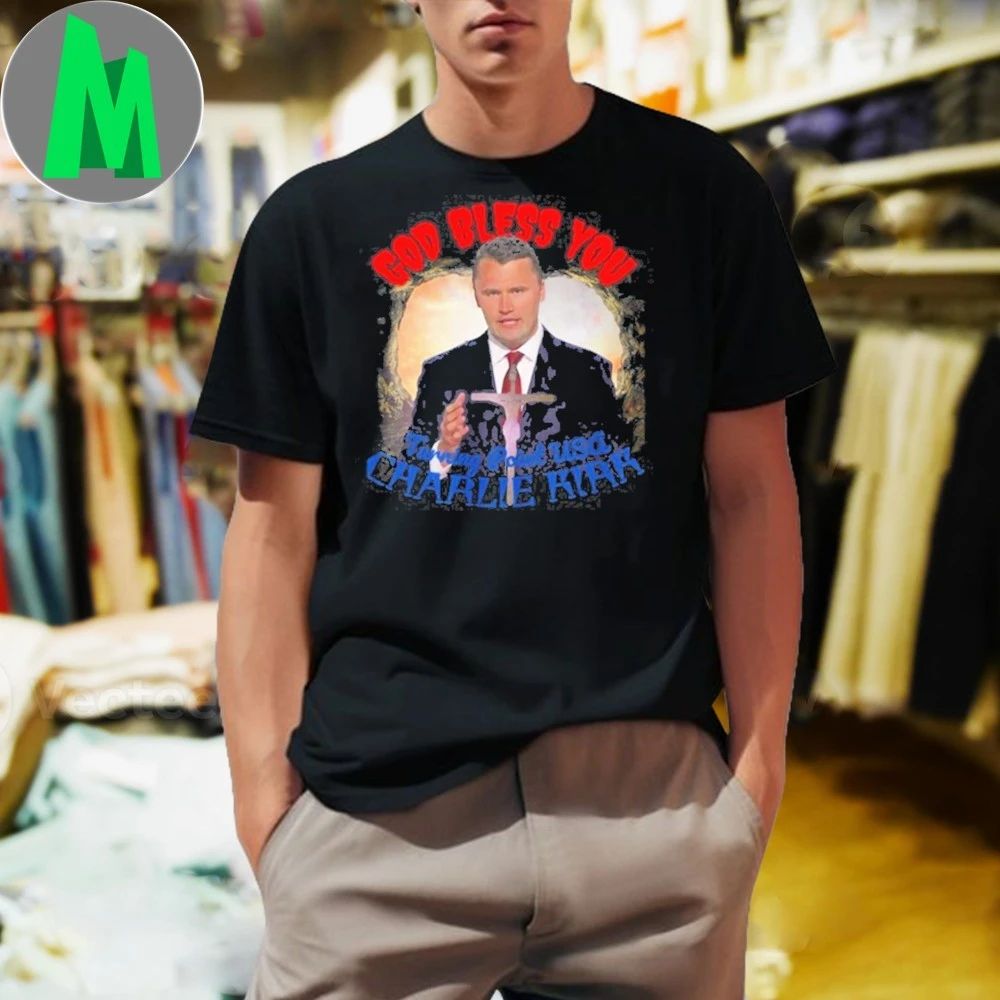 Charlie Kirk Turning Point USA RIP 1993-2025 - Adult & Kids T-Shirts, Sweatshirts & Hoodies apparel design preview 1