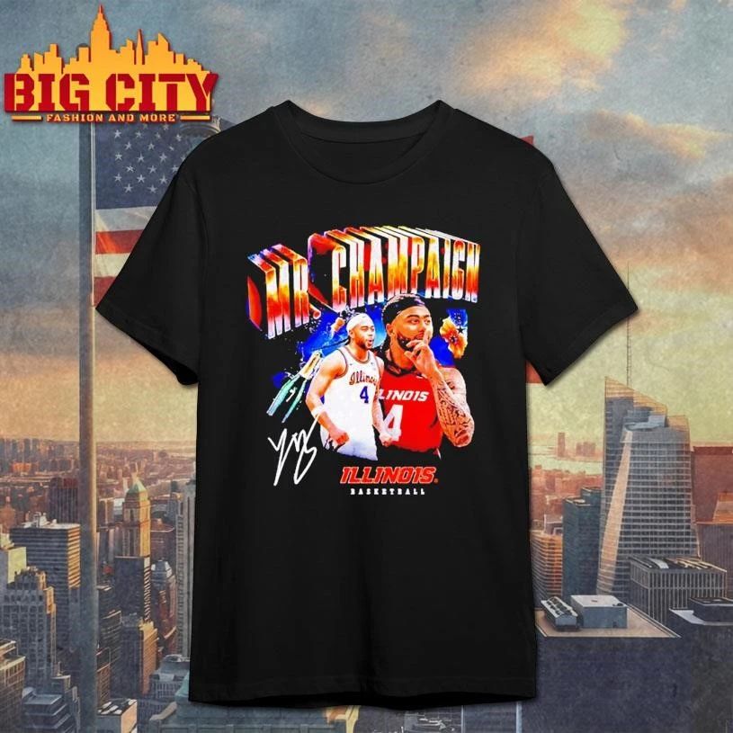 Illinois Basketball Kylan Boswell Mr Champaign - Adult & Kids T-Shirts, Sweatshirts & Hoodies apparel design preview 1