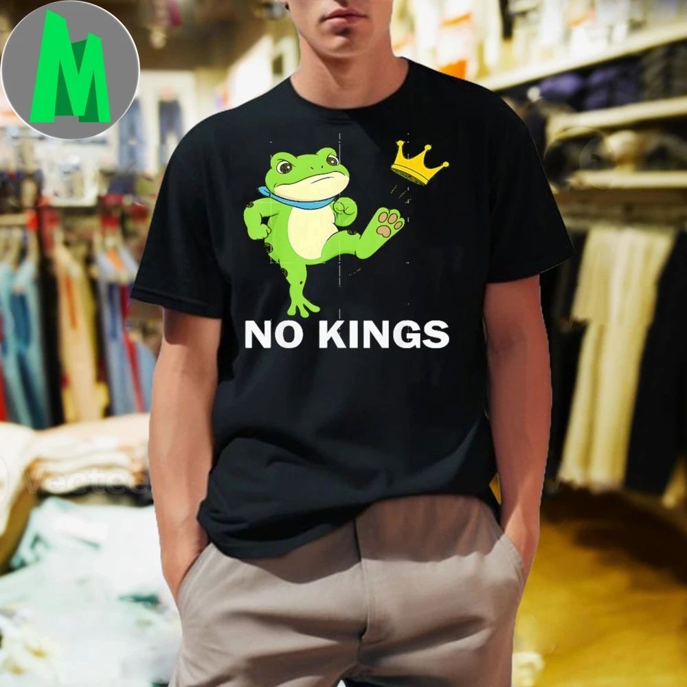 No Kings Portland Frog Protest - Adult & Kids T-Shirts, Sweatshirts & Hoodies apparel design preview 1