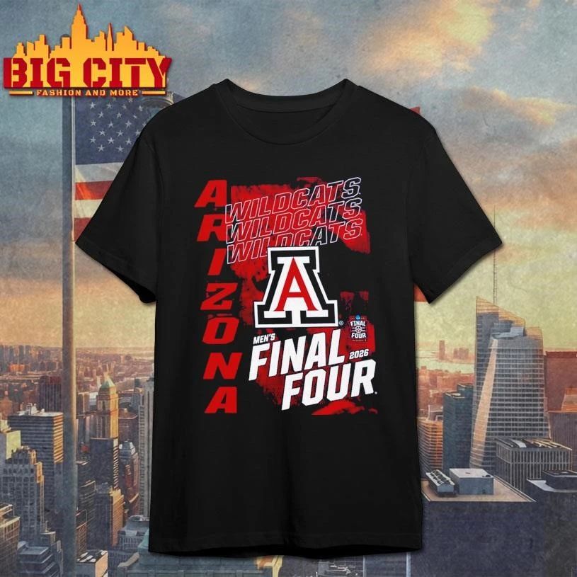Arizona Wildcats 2026 NCAA Men's Basketball - Adult & Kids T-Shirts, Sweatshirts & Hoodies apparel design preview 1