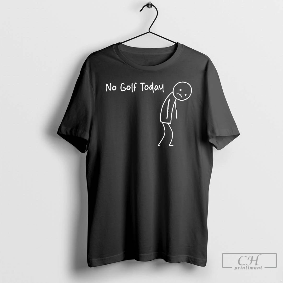 Classic No Golf Today - Adult & Kids T-Shirts, Sweatshirts & Hoodies apparel design preview 1