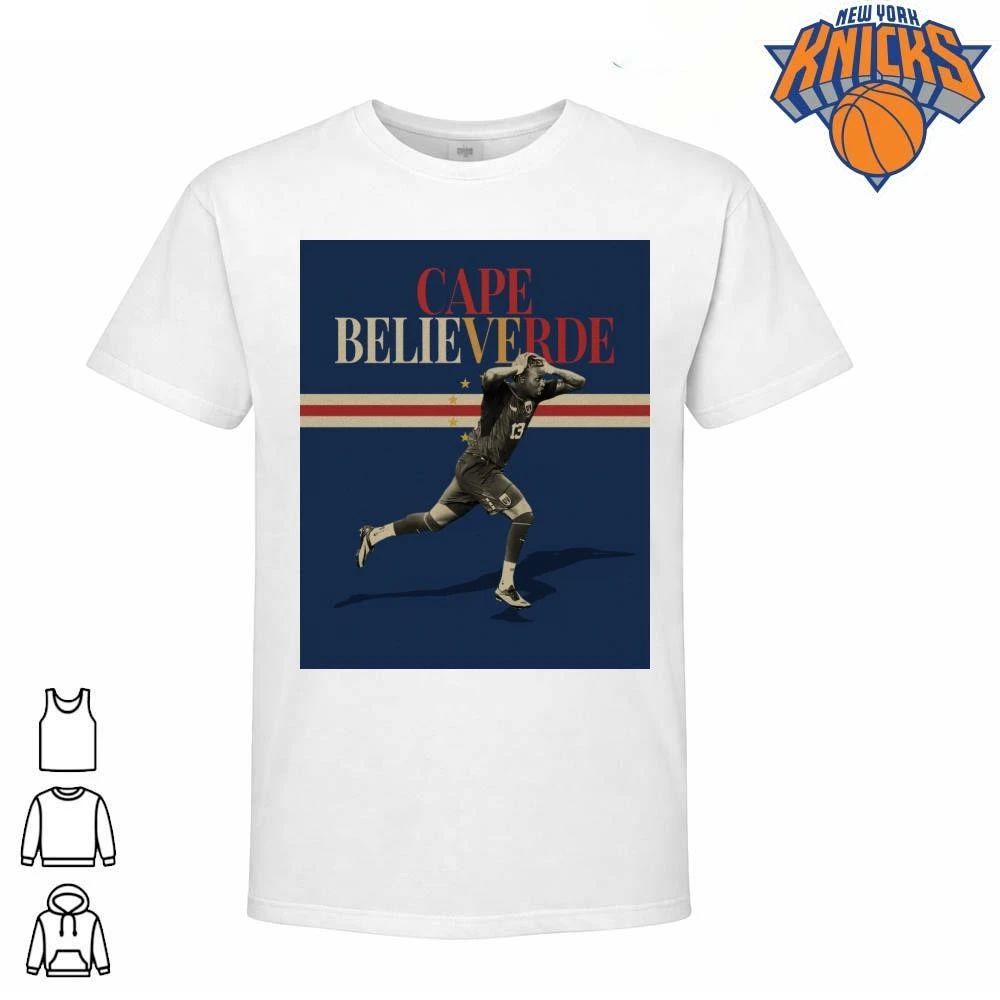 Cape Verde Believerde Number 13 Football Player Retro - Adult & Kids T-Shirts, Sweatshirts & Hoodies apparel design preview 1