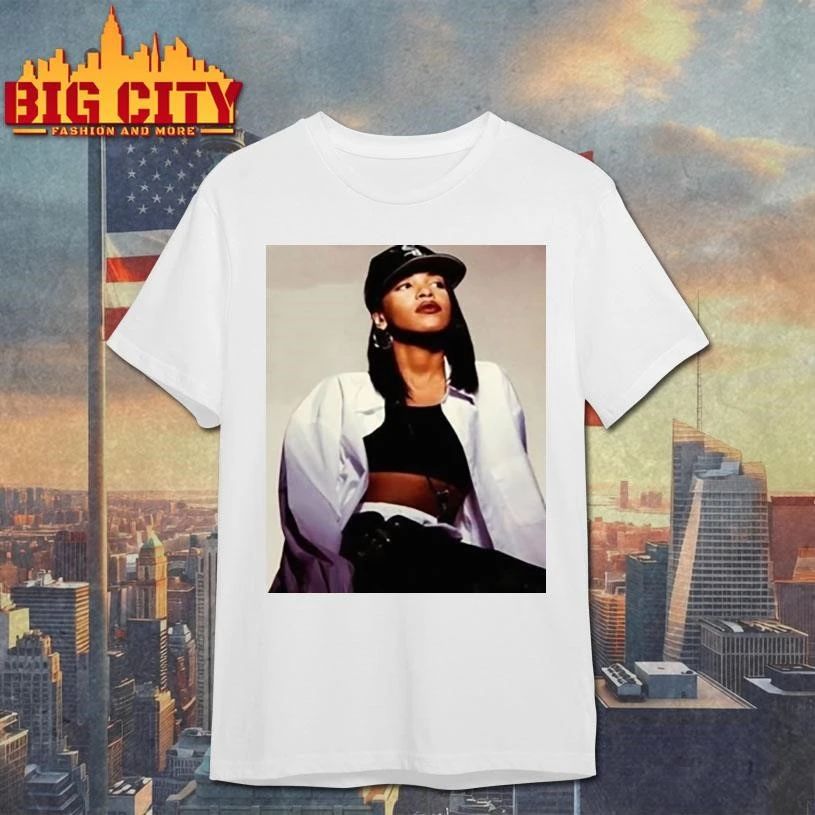 Sacai Aaliyah Photo Graphic - Adult & Kids T-Shirts, Sweatshirts & Hoodies apparel design preview 1