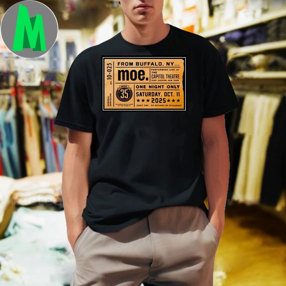 Moe. Port Chester New York Concert Poster - Adult & Kids T-Shirts, Sweatshirts & Hoodies apparel design preview 1