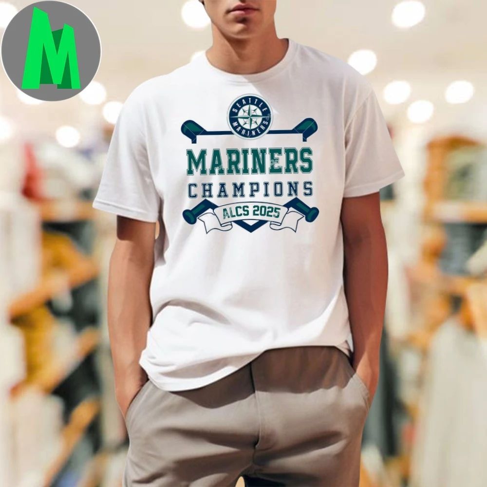 Seattle Mariners ALCS Champions 2025 - Adult & Kids T-Shirts, Sweatshirts & Hoodies apparel design preview 1