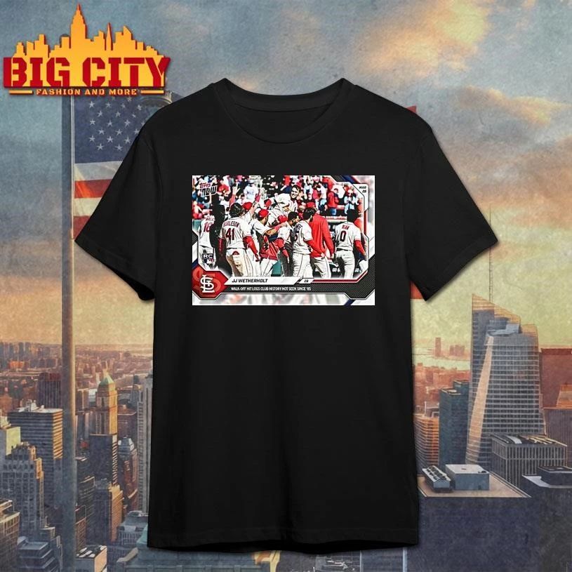 Jj Wetherholt Recorded A Walk Off Hit That Made Club - Adult & Kids T-Shirts, Sweatshirts & Hoodies apparel design preview 1