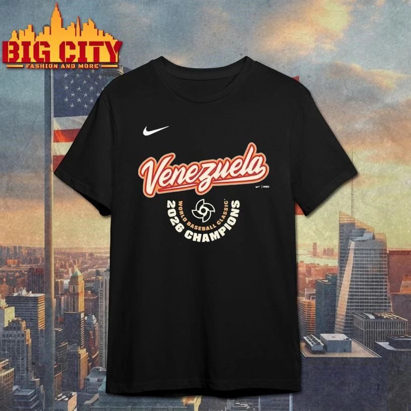 Venezuela Baseball World Classic Champions 2026 Logo - Adult & Kids T-Shirts, Sweatshirts & Hoodies apparel design preview 1
