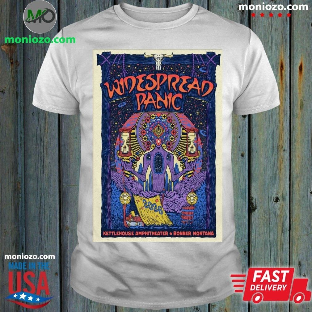Original Widespread Panic Jul 7-8 2026 In Bonner MT - Adult & Kids T-Shirts, Sweatshirts & Hoodies apparel design preview 1
