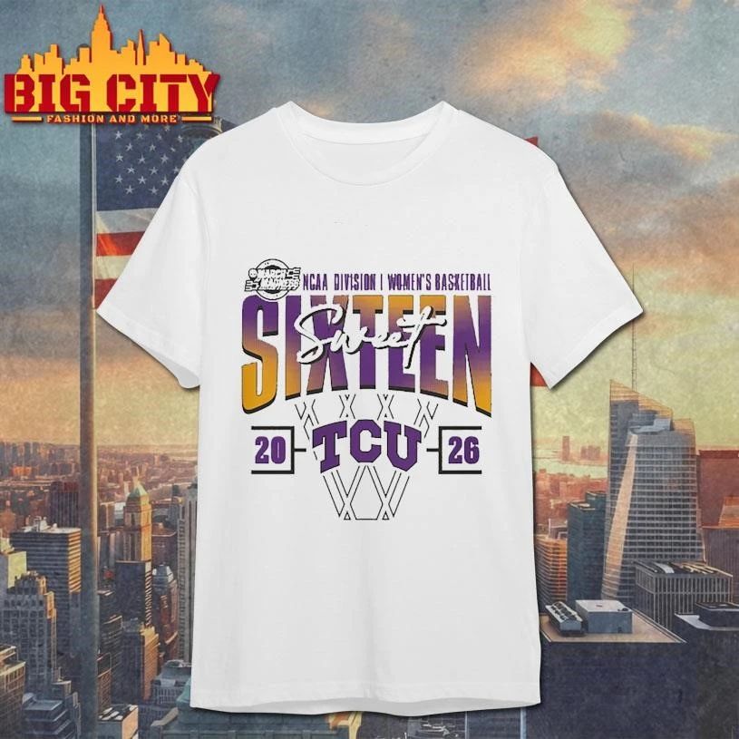 TCU Horned Frogs Women's 2026 NCAA Basketball - Adult & Kids T-Shirts, Sweatshirts & Hoodies apparel design preview 1