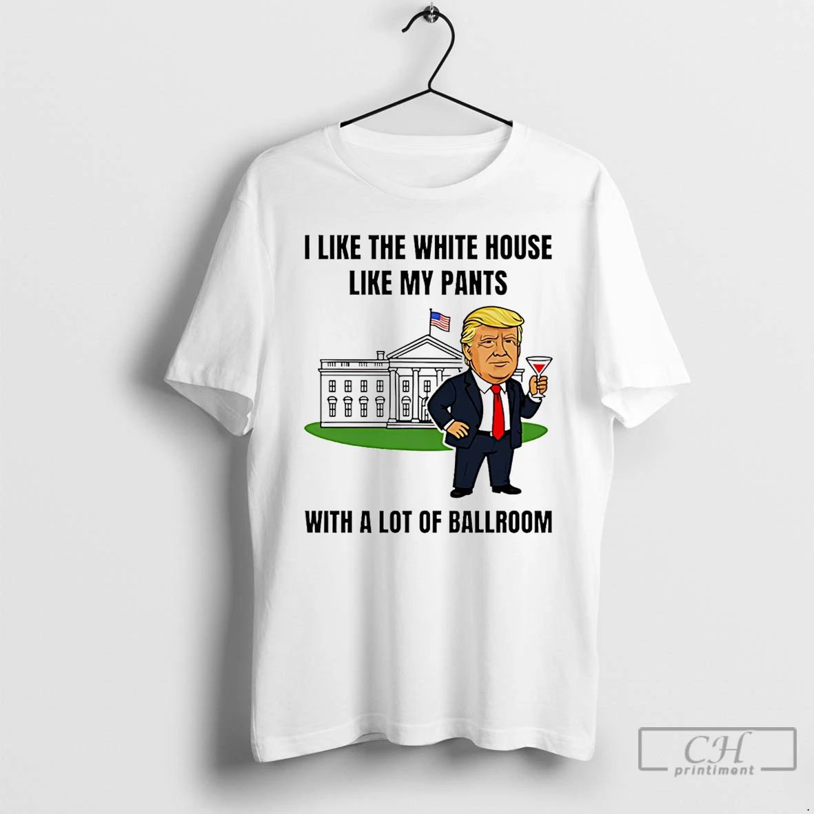 Classic Trump I Like My White House With A Lot Of - Adult & Kids T-Shirts, Sweatshirts & Hoodies apparel design preview 1