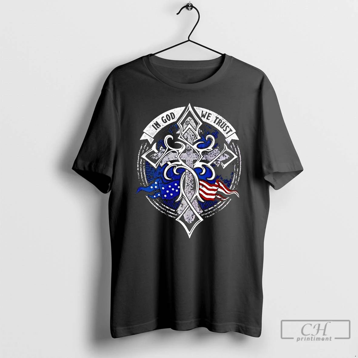 Classic In God We Trust 1 Nation Club March 2026 - Adult & Kids T-Shirts, Sweatshirts & Hoodies apparel design preview 1
